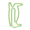 100Pcs Paper Clips Cute Unique Penguin Shape Electroplating Process Lightweight