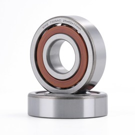 XIKE 2 Pcs 7305AC Angular Contact Ball Bearing 25x62x17mm, Fits DIY/Motor/Generator/Compressor/Gearbox/Industry/Agriculture/Engineering/Garden Machinery/ICE Vehicle Transmissions and Engines.