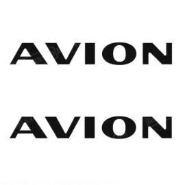 Unbranded Avion by Fleetwood RV Trailer Decals (Set Of 2) – OEM New Oracle