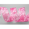 20 m x 40 mm Decorative Ribbon EVA Pink Chiffon
