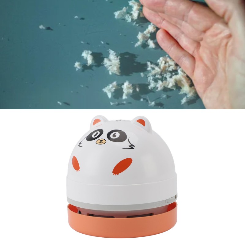 Desktop Vacuum Cleaner with Vacuum Nozzle Cleaning Brush Portable Mini
