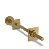 UK RADIATORS- Talus - Polished Brass Radiator Wall Stay -
