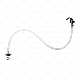 Star Beverage Supply Co. 4' Domestic Beer Keg Dispenser Tap Hose Picnic Faucet Set with Wing Nut