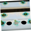 Levemolo 50pcs Transparent Hydroponic Plant Moisturizing Lids Insulation Covers for