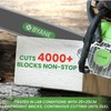 Byane 18-Inch Carbide Chainsaw Bar and Chain Combo for Stihl,