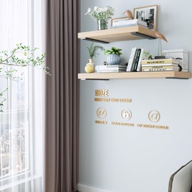 Ultra-Strong 12-Inch Steel Shelf Brackets (Pack of 4) - Easy Mount, Heavy Duty, Black Matte Finish,Shelf Bracket Multi-Size Available, Ideal for Home & Office Shelving