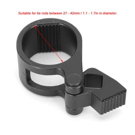 KIMISS Herramienta universal de extremo de barra de acoplamiento interior 27-42 mm / 1,1-1,7 pulgadas Cremallera y piñón de barra de dirección + herramienta de barra de acoplamiento interior Herramienta de extremos de barra de acoplamiento extremo de bar