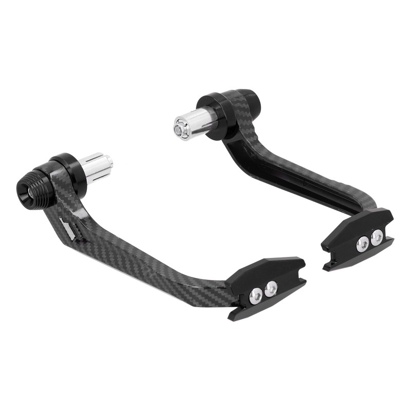 Motorcycle Handlebar Guard Carbon Fiber Style Aluminium Alloy Universal 22mm/0.87inBlack