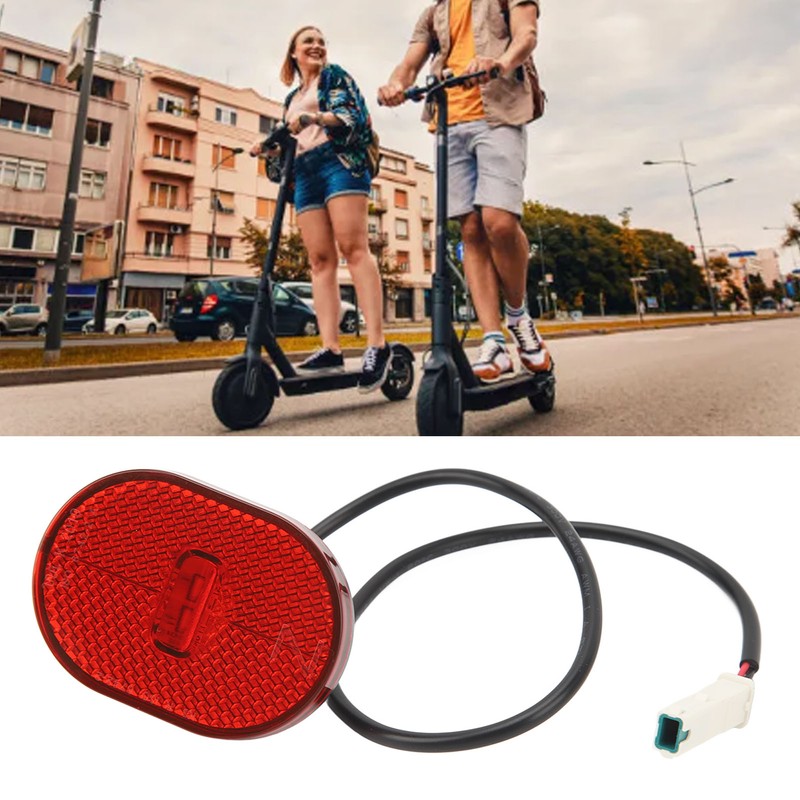 Electric Scooter Rear Tail Light Easy To Install Waterproof Lightweight