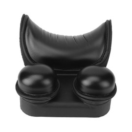 Salon Neck Pillow, Hair Washbasin, Hair Spa Neck Support U Shape, Shampoo Bowl Neck Support Suction Cushion, Ergonomically Soft, for Hairdresser Hair Washing Sink Salon Spa (Black)