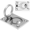 Yakamoz 2pcs Flush Ring Pull Handles Stainless Steel Boat Hatch