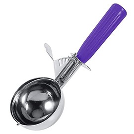 Servidor para bolas de helado acero inoxidable extra large con plástico antideslizante para frutas 4.2 cm herramienta cocina fácil uso hogar cafetería