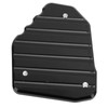 Black Motorcycle Kickstand Extension Plate Aluminium Alloy Side Stand Enlarger
