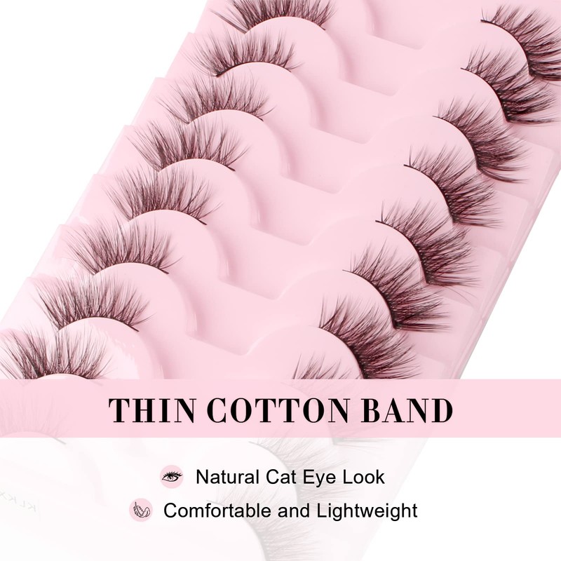 Glowing Win Half Eyelashes, Artificial Eyelashes, Natural False Eyelashes, 10