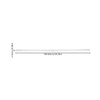 DOITOOL Disposable Paper Measuring Ruler of 100 Pieces for Head