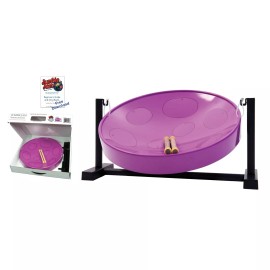 Panyard Jumbie Jam Steel Drum Kit – Table Top Stand - Purple Pan (G)