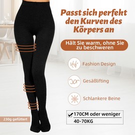 Durio Thermal Tights Women's Winter Extra Warm Tights Women's Lined Tights Thermal Leggings for Women, lightgrey