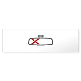 CafePress Driving Through Alabama 10"x3" Rectangle Vinyl Bumper Sticker Car Decal