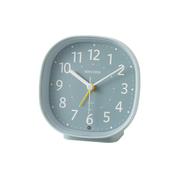 RHYTHM Alarm Clock, Analog, Electronic Sound, Alarm (with Snooze), Quiet,