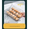 NoSunset Egg Holder for Fridge, Automatic Rolling Egg Organizer for