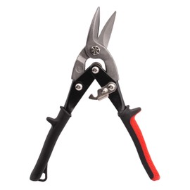 MIVOS Left-Handed Shears - 26 cm - Chromium-vanadium Steel Walk-Through Scissors - For Cutting Sheet Steel, Aluminium, Leather, Wire, Plastic And Copper