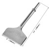Firecore 4-inch Wide Air Chisel Bit, 0.401 Inch Shank Tile