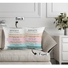 FLDAS Anxiety Coping Statements Decorative Double-Sided Throw Pillow Covers 18×18