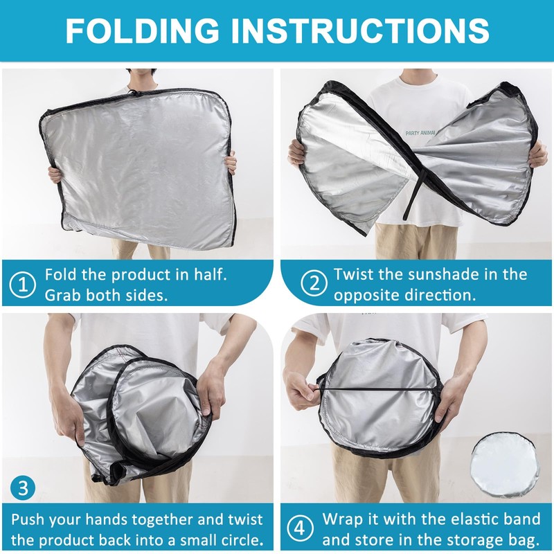 TOPINSTALL Thick Foldable Sunshade Compatible with 2021-2026 Toyota Sienna Accessories,