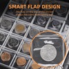 JUNDUN Fireproof Coin Collection Album for Collectors, Waterproof Coin Collection