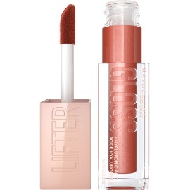 Maybelline Brillo Labial Lifter Gloss, fórmula con ácido hialurónico para labios hidratados y suaves, brillo hidratante hasta por 4 horas