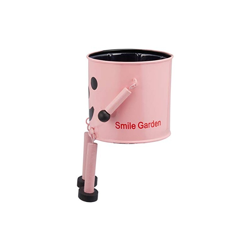 GREENHOUSE Tin Man Pot M 2786-B-P Pink