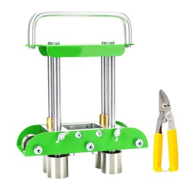 3 Station Roller Bender, Large Radius Sheet Metal Bead Roller Bender Brake with 8 Inch Shears, 0-90° Bending Angle, Standing Seam Roofing Tools Not Limited By Length