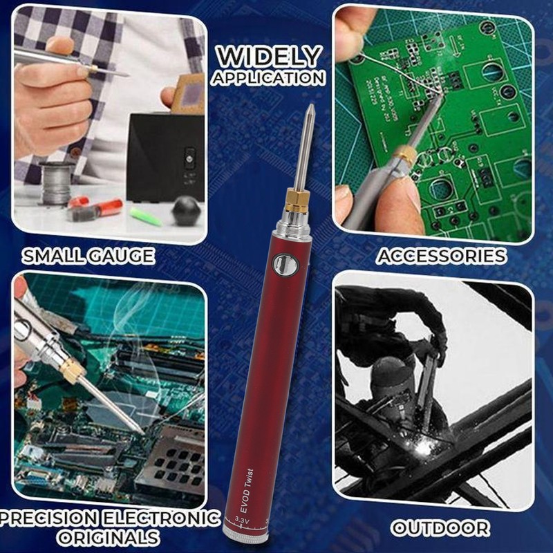 Wireless Charging Welding Pen Rechargeable Soldering Iron Tip Tool with
