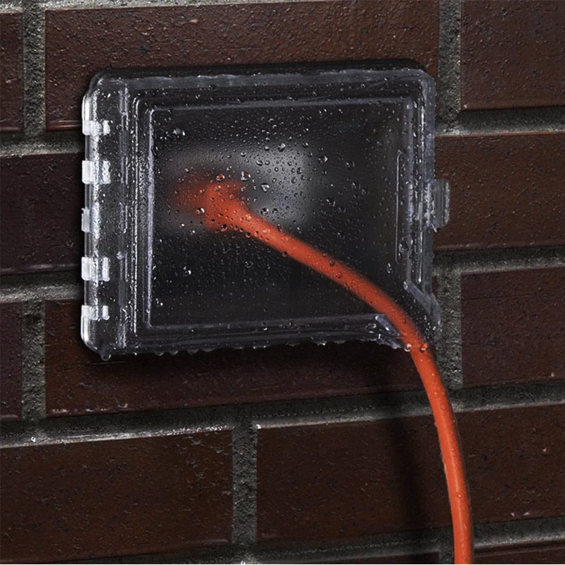 TayMac MR420CZ 1-Gang Recessed Enclosure Extra Duty, 6-in-1 Nonmetallic Weatherproof
