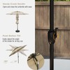 Tangkula 10ft Patio Umbrella, 3 Tier Vented Outdoor Market Table