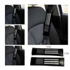 American Flag Carbon Fiber Car Seat Belt Covers - 2