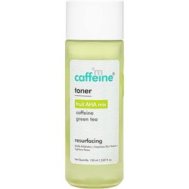 mCaffeine Toner with Fruit AHA Mix and Green Tea - Cooling Cucumber - Tightens Pores, Reduces Oil and Improves Skin Texture - Alcohol Free - 5.07 oz