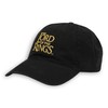 Lord of The Rings Logo Adults Cap Black
