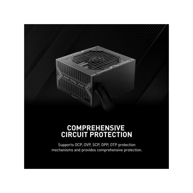 MSI MAG A650BN 650W ATX 80 PLUS BRONZE Certified Active