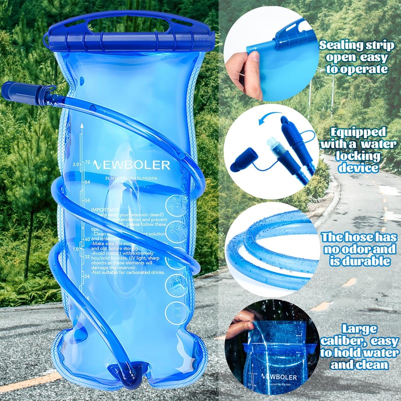 FairyPeach Hydration Bladder 3L, Water Bag, Hydration Bladder, Hydration Pack,