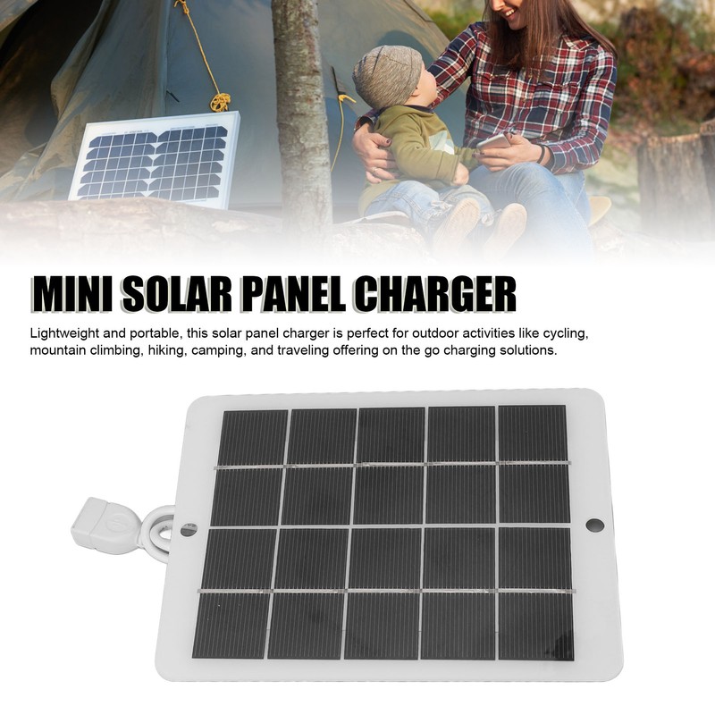 3W 5V Mini Solar Panel Charger High Performance Polycrystalline Portable