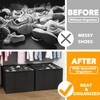 SpaceAid Shoe Organizer for Closet, 2 Pack Foldable Shoe Storage