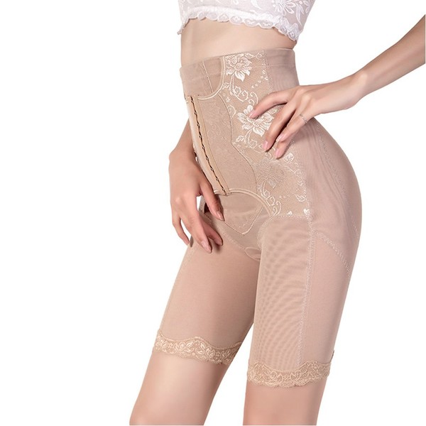 Viewing High Waist Girdle, 3 Levels of Compression, Waist Correction, Body Shaper, Shaping Up, Diet, Hip Lifting, Corrective Underwear, Postpartum Care, Black/Beige/Gray, beige (long)