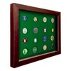 Golf Ball Marker Shadowbox Display | Holds Flat or Pegged