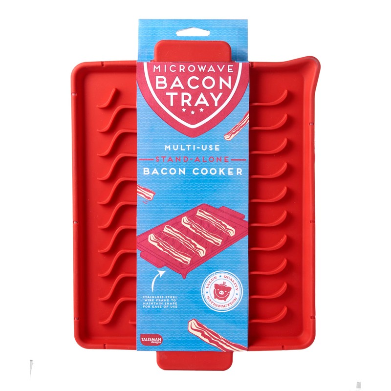 Talisman Designs Silicone Microwave Bacon Tray | Family Friendly Kitchen