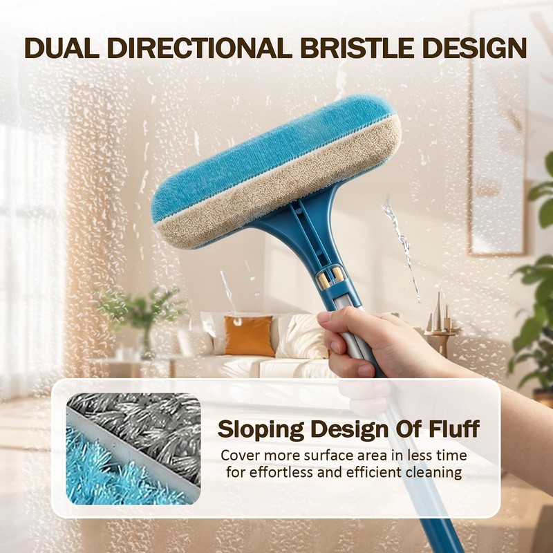 Window Screen Cleaning Brush, 2 in 1 Net Window Mesh