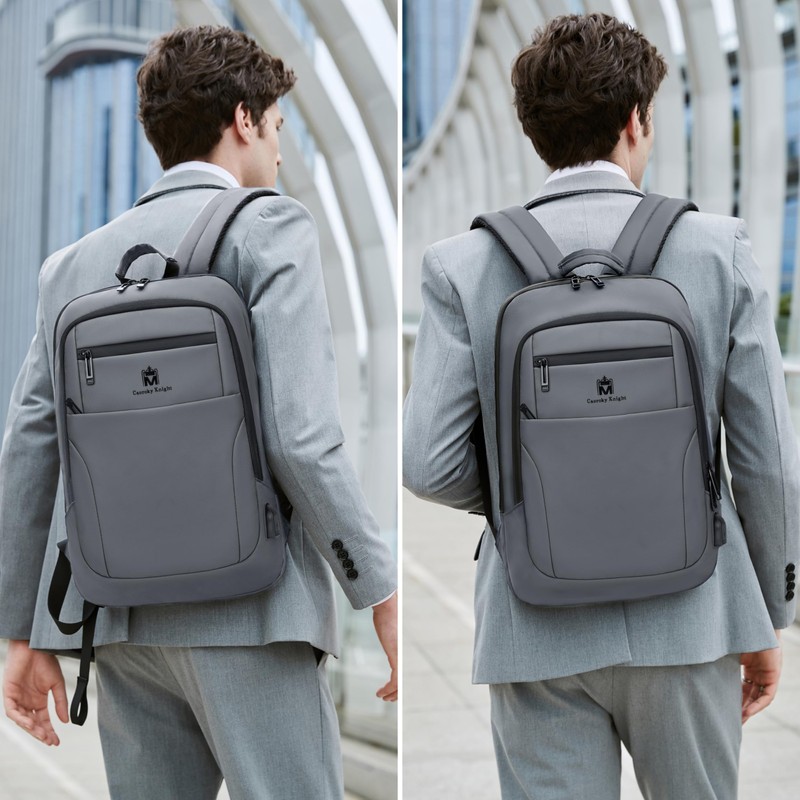 Caoroky knight Backpack Laptop Men 15.6 inch Slim Work Business