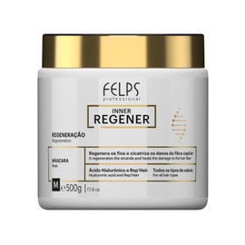 Felps Professional Inner Regener Hair Mask with Hyaluronic Acid, 17.6 oz, Regenerative Treatment for All Hair Types