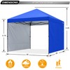 ABCCANOPY Easy Pop up Canopy Tent with 2 Sidewalls for