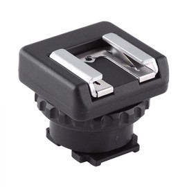 EBTOOLS Adapter Converter (Black, Plastic & Metal), Compatible with Sony Camcorders' Multi-Interface Hot Shoes
